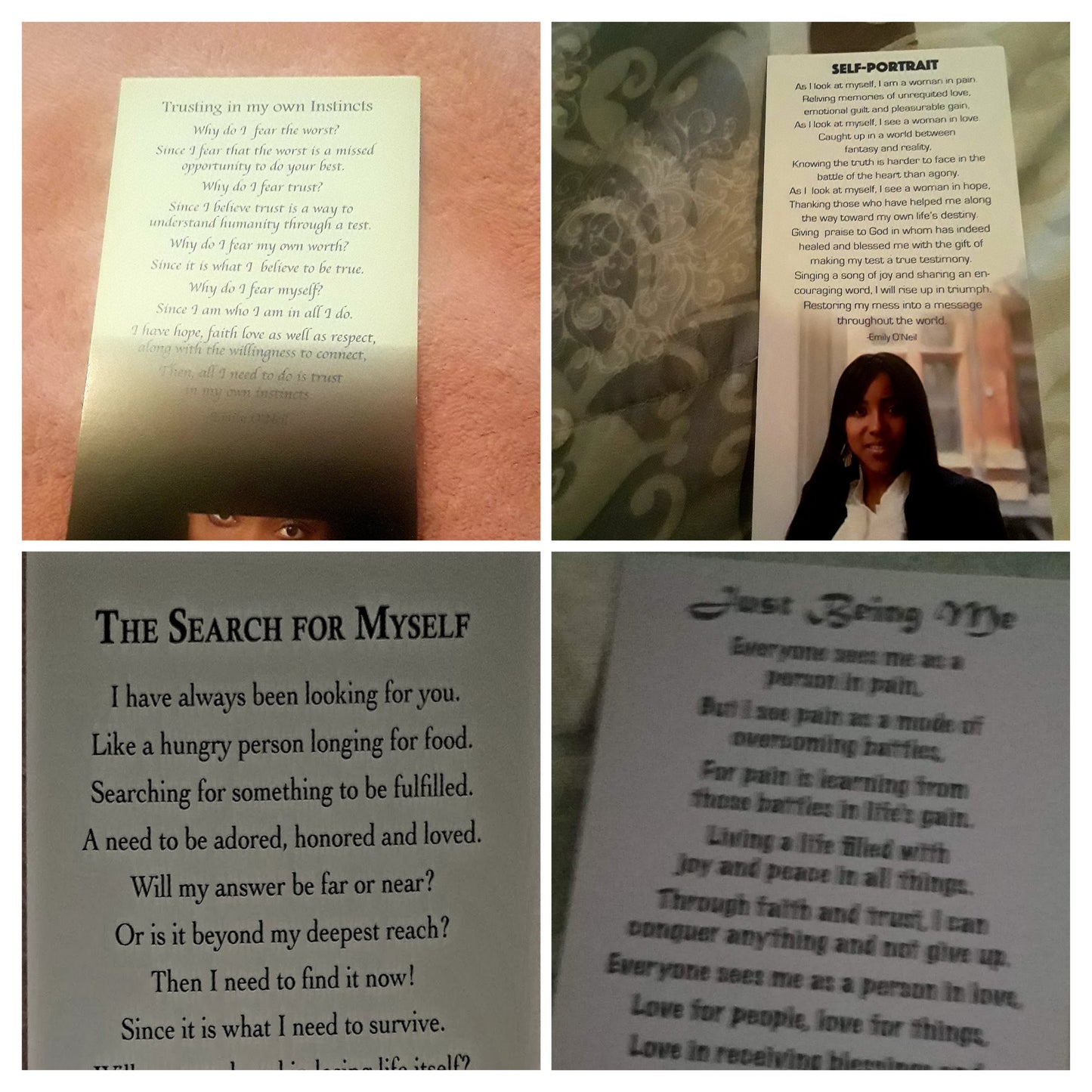 Self Improvement Bookmarks (set of 15)